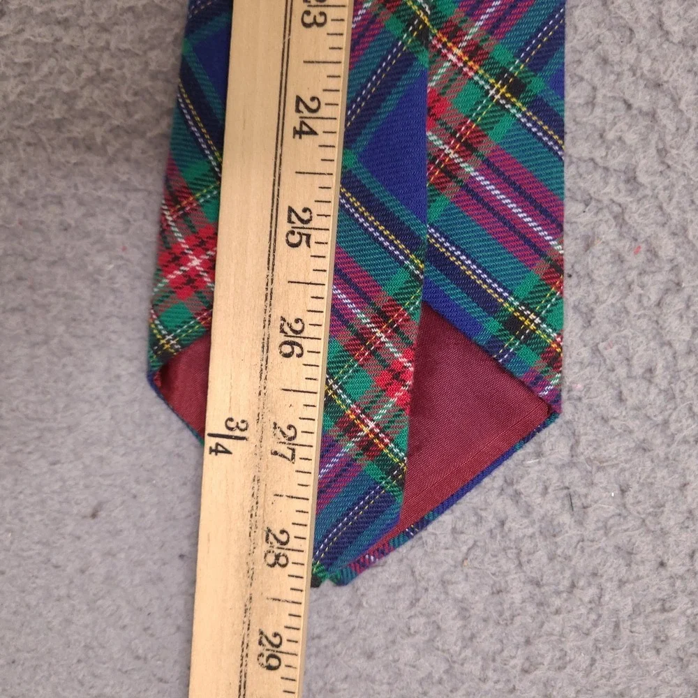 Vintage‎ Gap Necktie Tie Men's Tartan Plaid Made in USA Cotton